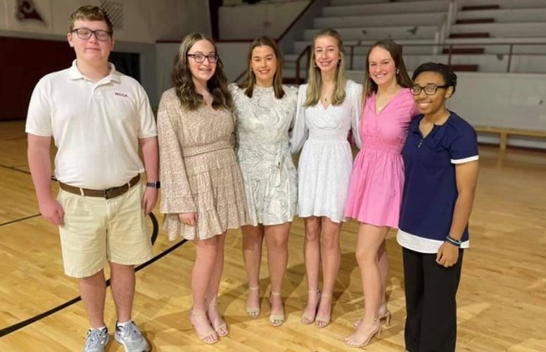 Congratulations to the newly inducted members of the Wilkinson County Christian Acadmey chapter of the National Honor Society. New members are: Clay Whitehead, Gracie Villemarette, Brighton Perkins, Brooke Baker, Ava Randall and Kristina Howard.